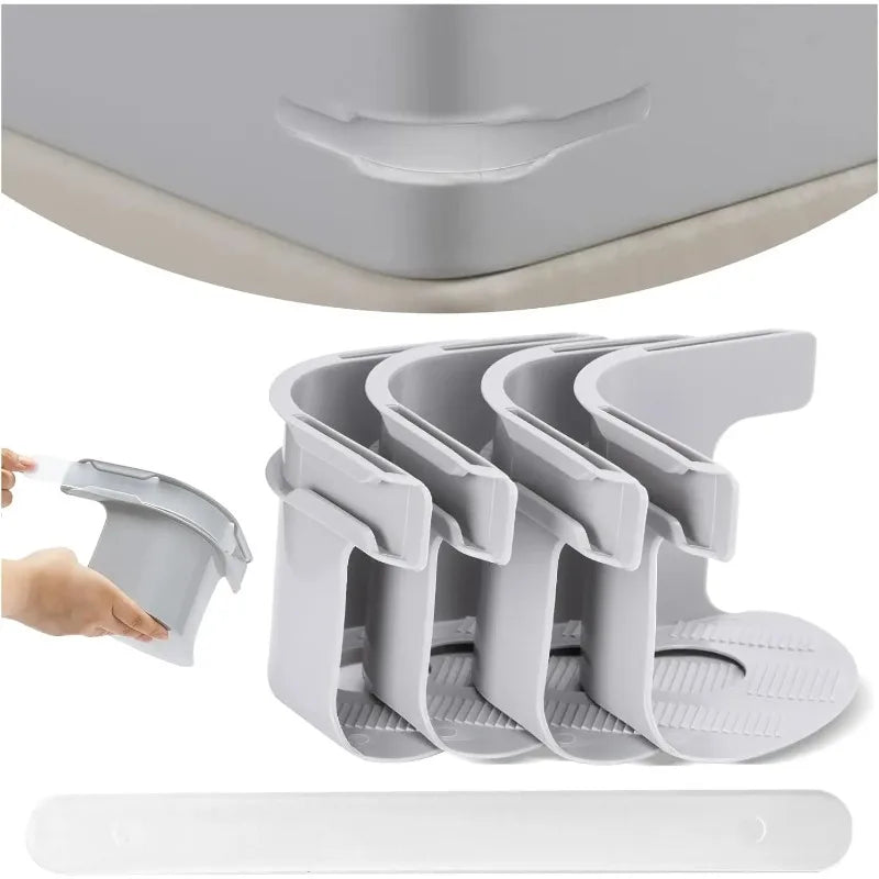 Universal Bedsheet Corner Tightener Clips Invisible Bedspread Secure Holder with Heavy-Duty Mattress Straps Sheets Slot Locks